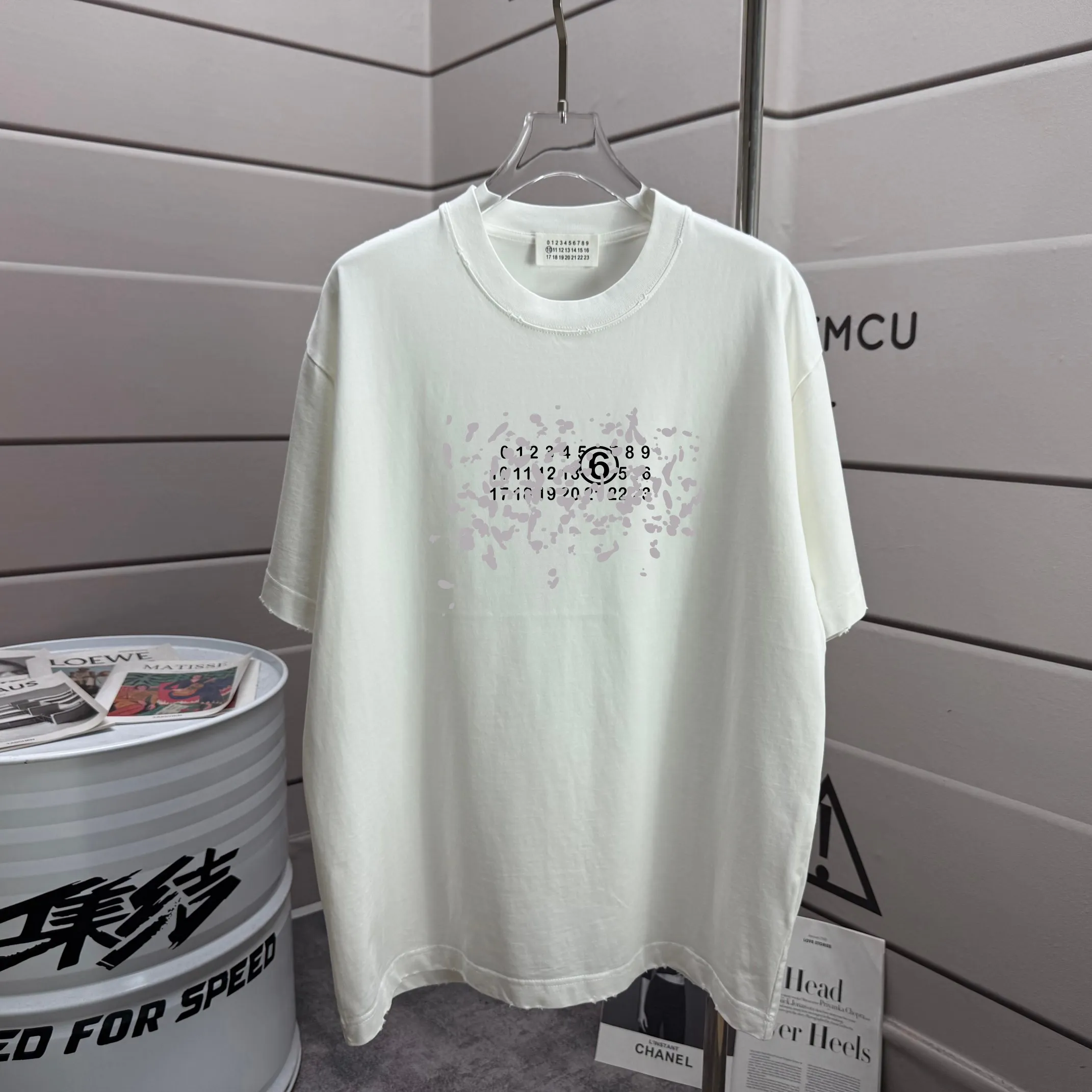 # MM 6 *2025 New Arrival 320 tee Same Style : Size :S M L XL XXL Size： S （90-130 ） M （120-150 ） L （140-165 ） XL （160-180 ） XXL （180-210 ）